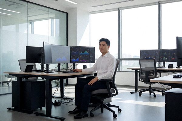 leyu乐鱼集团科技公司办公环境展示现代化体育数据研发工作室