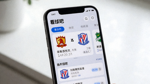 手机端足球APP界面展示看球吧手机版